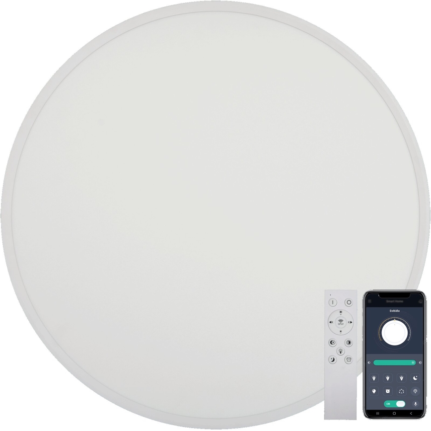 Fulgur s-43041 - LED dimējams griestu lukturis NOMY-RC LED/50W/230V 3000/4000/6500K Ø 60 cm IP40 balts + tālvadība