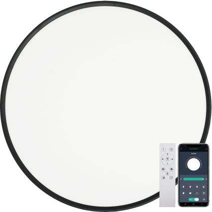 Fulgur s-43042 - NOMY-RC LED regulējama griestu lampa LED/50W/230V 3000/4000/6500K Ø 60 cm IP40 melna + tālvadība