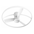 Fulgur s-43048 - LED dimējams griestu ventilators THORA LED/50W/230V 2700-5000K balts + tālvadības pults