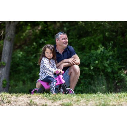 Funny Wheels - 2-in-1 balansritenis RIDER SUPER SPORT rozā/melna