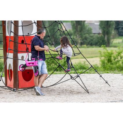 Funny Wheels - 2-in-1 balansritenis RIDER SUPER SPORT rozā/melna