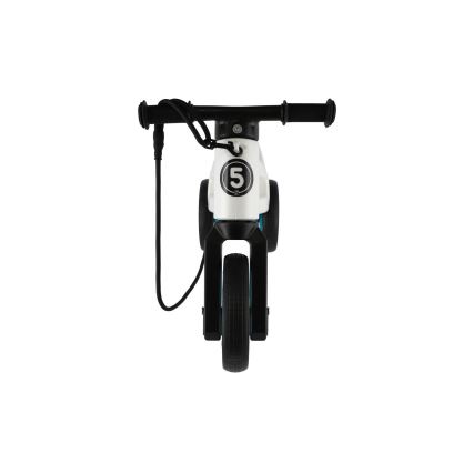 Funny Wheels - Balansa velosipēds 2 vienā RIDER SUPER SPORT balts/melns/zils