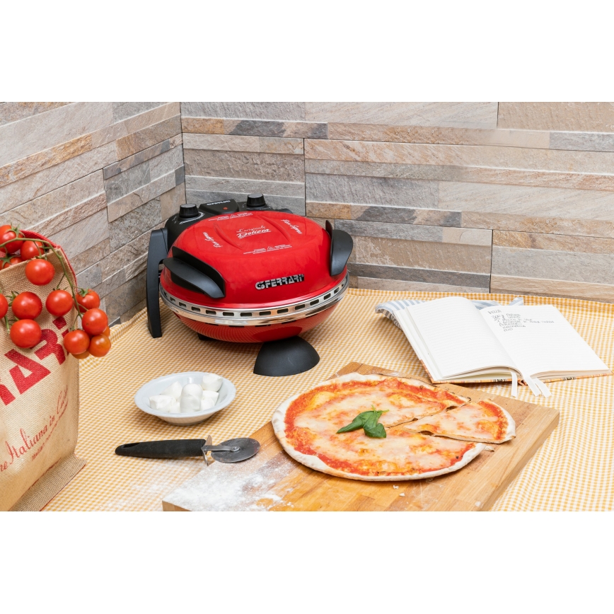 G3Ferrari G1000602 - Picas cepeškrāsns DELIZIA 1200W/230V sarkana