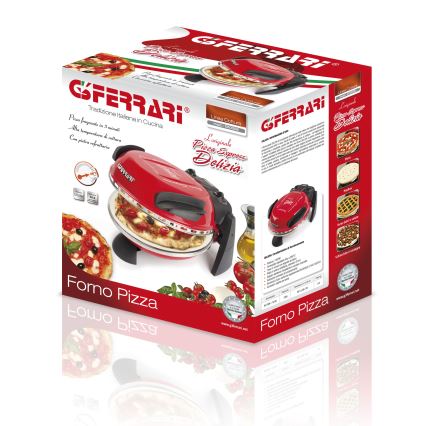 G3Ferrari G1000602 - Picas cepeškrāsns DELIZIA 1200W/230V sarkana