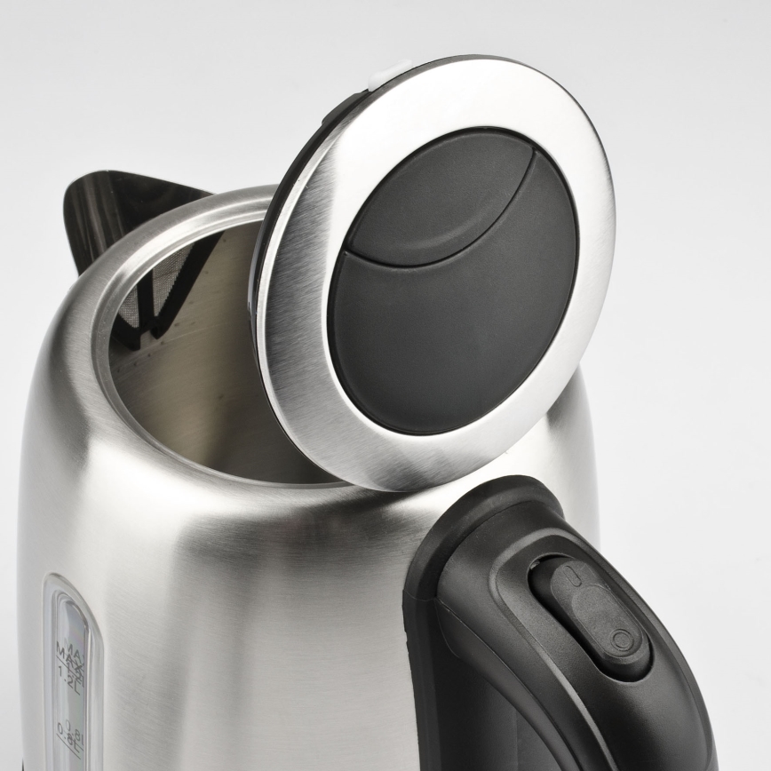 G3Ferrari G1009500 - Ātrā elektriskā tējkanna 1,2 l 1630W/230V nerūsējošais tērauds/melns