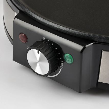 G3Ferrari G1009800 - Pankūku cepējs PROFI-CREPE 1200W/230V nerūsējošais tērauds/melns
