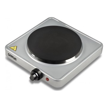 G3Ferrari G1012100 - Vienas karstuma plāksnes elektriskā plīts CALDONE 1500W/230V no nerūsējošā tērauda