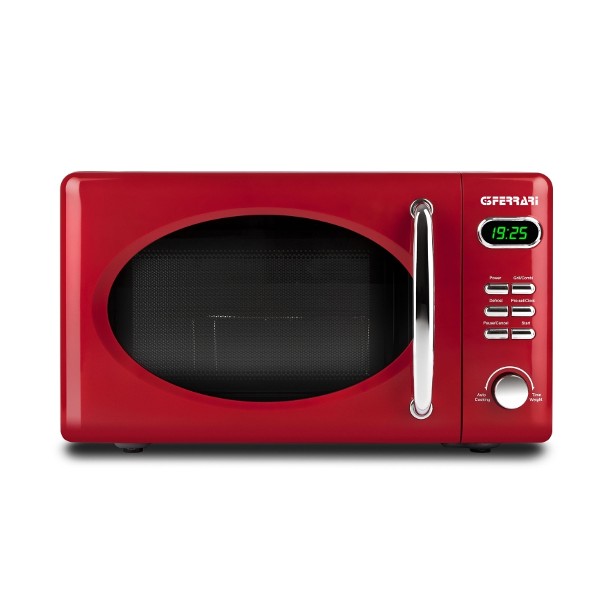 G3Ferrari G1015502 - mikroviļņu krāsns ar grilu, 1150 W/230 V, 20 l, sarkana