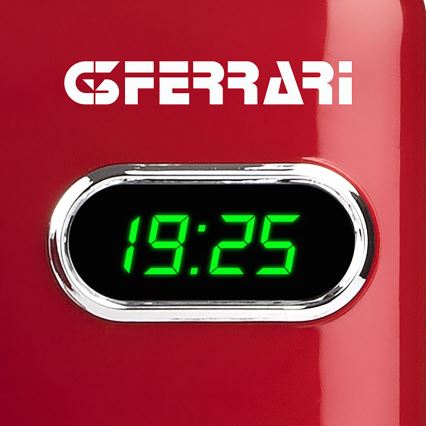 G3Ferrari G1015502 - mikroviļņu krāsns ar grilu, 1150 W/230 V, 20 l, sarkana