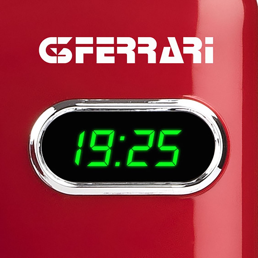 G3Ferrari G1015502 - mikroviļņu krāsns ar grilu, 1150 W/230 V, 20 l, sarkana