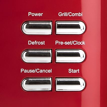 G3Ferrari G1015502 - Mikroviļņu krāsns ar grilu 1150W/230V 20 l sarkana