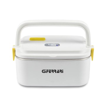 G3Ferrari G1016601 - Elektriskais ēdiena sildītājs VITTO 48W/230V 0,8 l balts/dzeltens