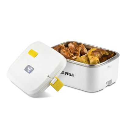 G3Ferrari G1016601 - Elektriskais ēdiena sildītājs VITTO 48W/230V 0,8 l balts/dzeltens