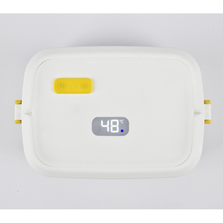 G3Ferrari G1016601 - Elektriskais ēdiena sildītājs VITTO 48W/230V 0,8 l balts/dzeltens