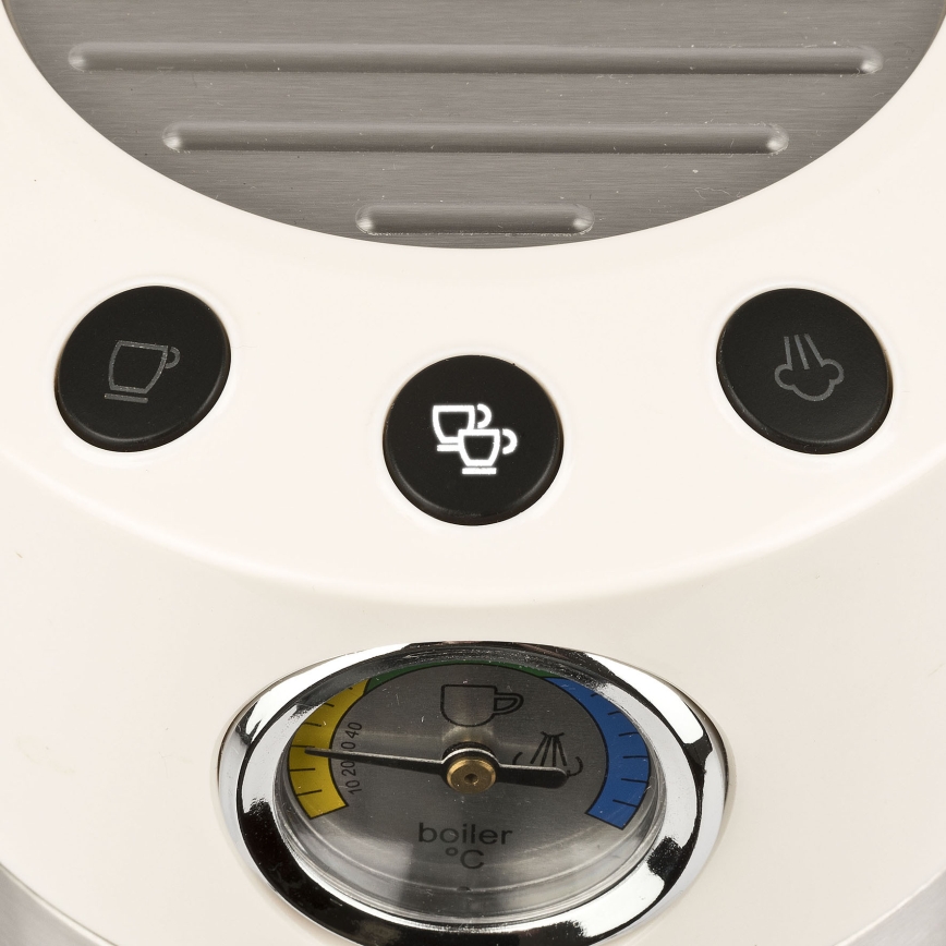 G3Ferrari G1016801 - Espresso kafijas automāts AMARCORD ar portafilteru 1350W/230V 15 bar krēmkrāsas