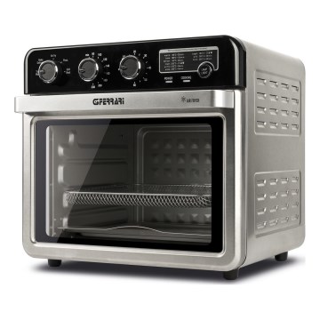 G3Ferrari G1022100 - Karstgaisa cepeškrāsns ar fritieri 2000W/230V, 32 l, no nerūsējošā tērauda