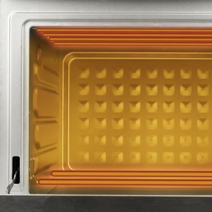 G3Ferrari G1022100 - Karstgaisa cepeškrāsns ar fritieri 2000W/230V, 32 l, no nerūsējošā tērauda