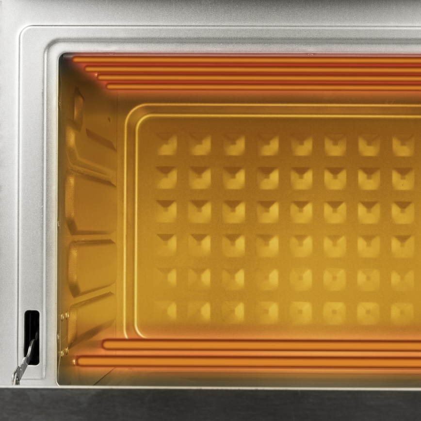 G3Ferrari G1022100 - Karstgaisa cepeškrāsns ar fritieri 2000W/230V, 32 l, no nerūsējošā tērauda