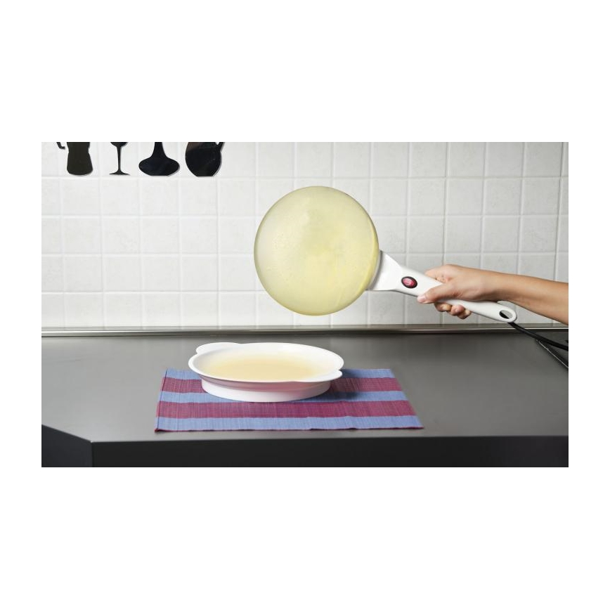 G3Ferrari G10306 - Pankūku cepējs CREPPE 20 cm 800W/230V balts