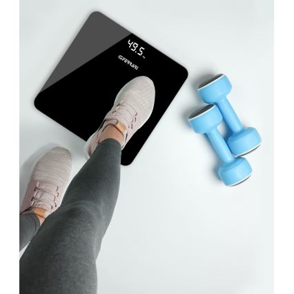 G3Ferrari G3005800 - digitālie personīgie svari, 3xAAA, melni