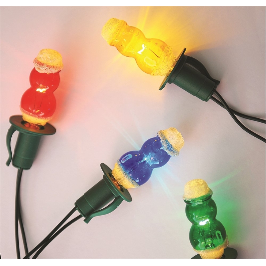 gaismas virtene FIGURINE 12xE10/10,7m, Ražots Čehijā