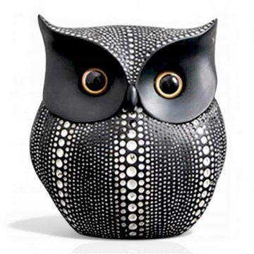 Galda dekorācija 15 cm, melna