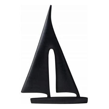 Galda dekorācija 21 cm sveķi/melna