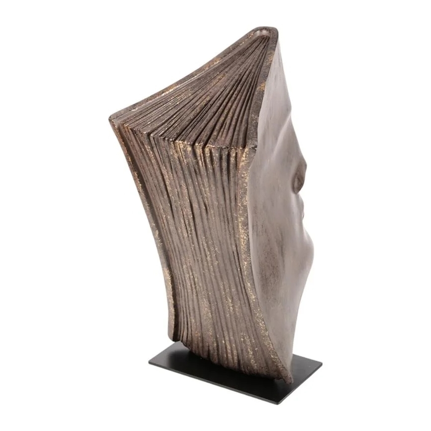 Galda dekorācija 29x25x17 cm sveķi/vara krāsā