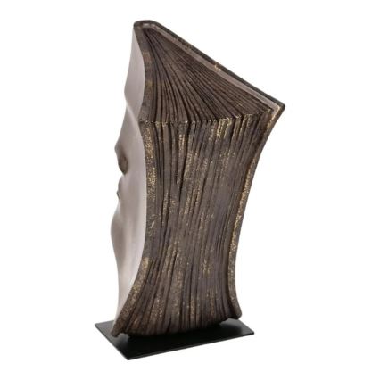Galda dekorācija 29x25x17 cm sveķi/vara krāsā