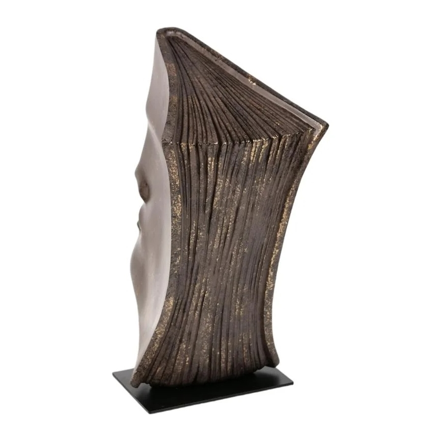 Galda dekorācija 29x25x17 cm sveķi/vara krāsā
