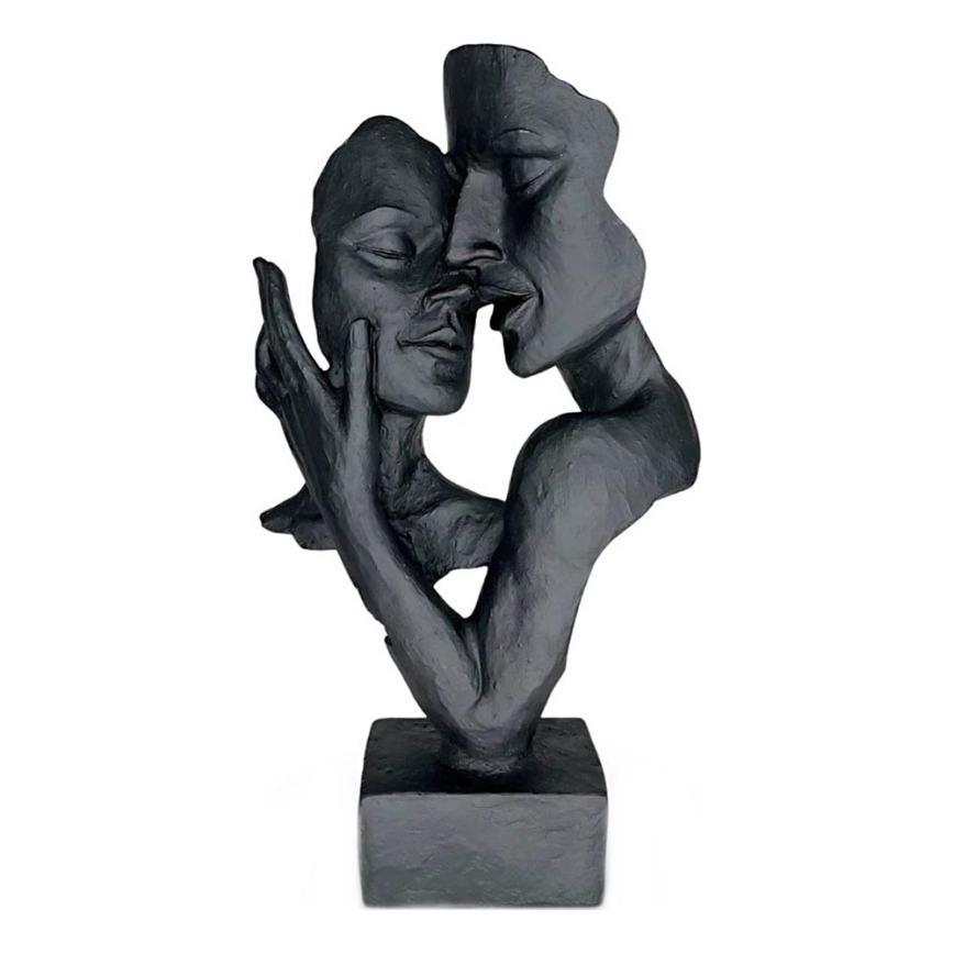 Galda dekorācija 29x9x17 cm sveķi/melna