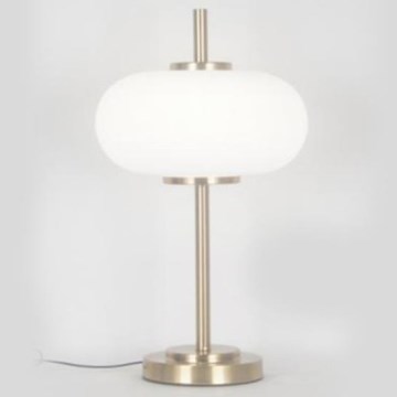 Galda lampa 1xE14/3W/230V balta/misiņš
