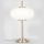 Galda lampa 1xE14/3W/230V balta/misiņš