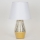 Galda lampa 1xE14/40W/230V balta/zelta