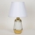 Galda lampa 1xE14/40W/230V balta/zelta