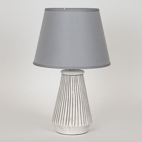 Galda lampa 1xE14/40W/230V patina/pelēka