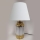 Galda lampa 1xE14/60W/230V balta/zelta