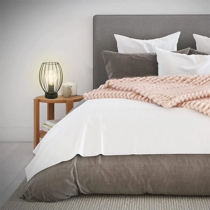 Galda lampa 1xE27/25W/230V melna