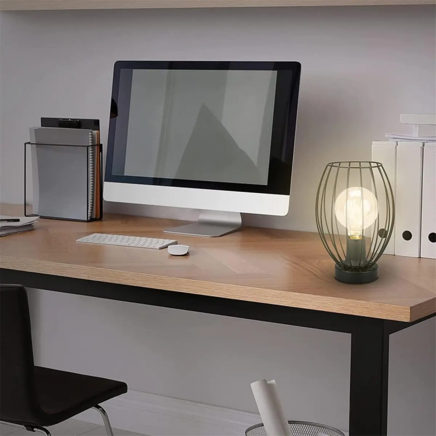 Galda lampa 1xE27/25W/230V melna