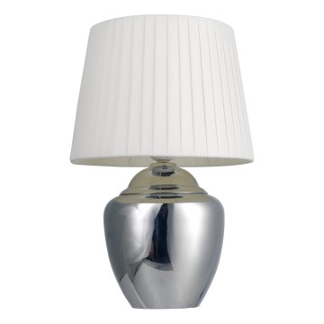 Galda lampa 1xE27/25W/230V spīdīgi hromēts