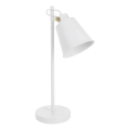 Galda lampa 1xE27/40W/230V balta