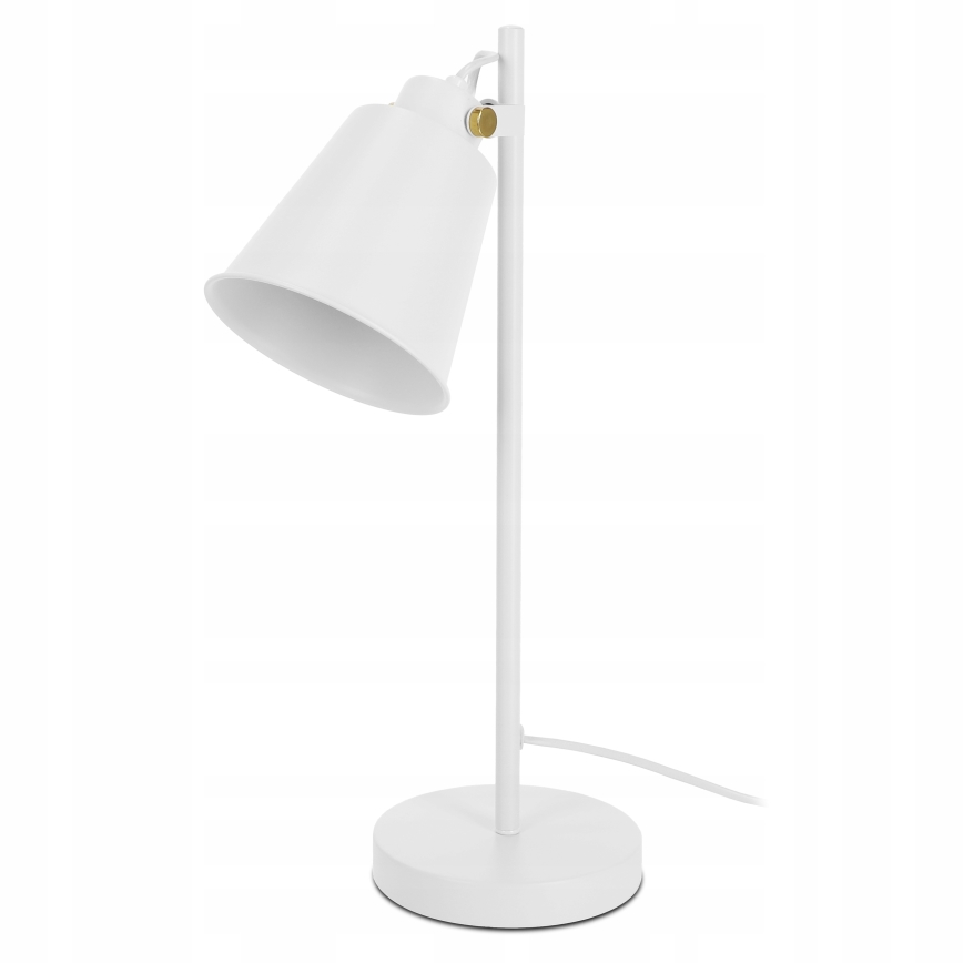 Galda lampa 1xE27/40W/230V balta