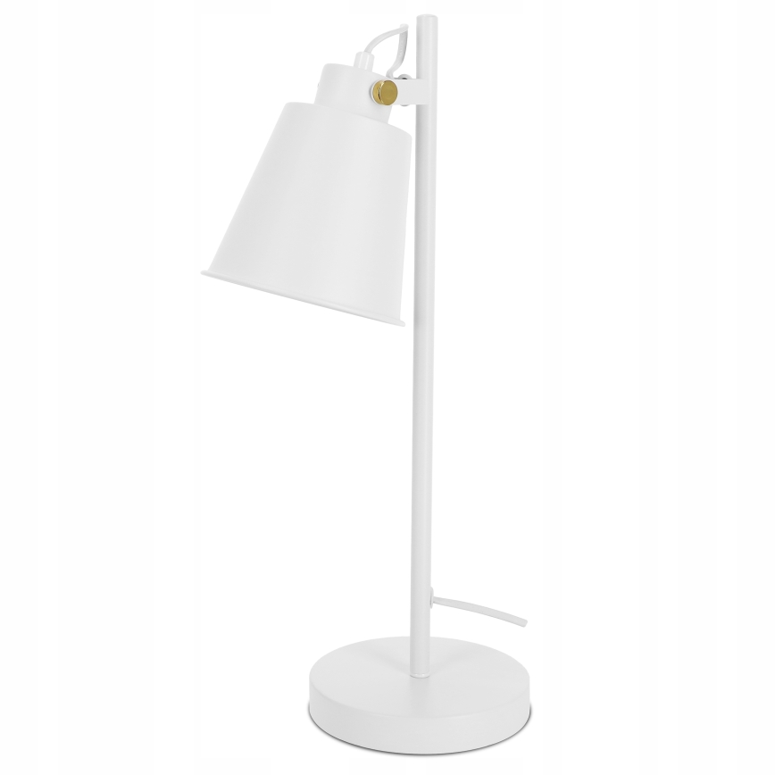 Galda lampa 1xE27/40W/230V balta