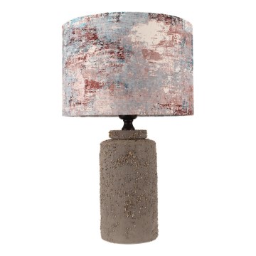 Galda lampa 1xE27/40W/230V brūna/krāsaina