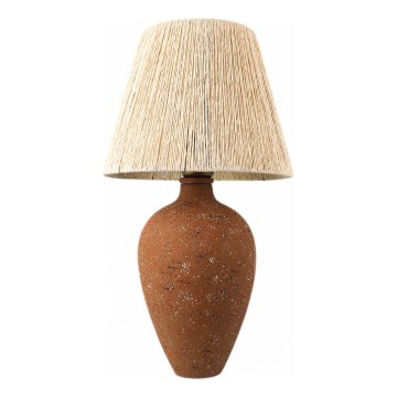 Galda lampa 1xE27/40W/230V brūna/krēmkrāsa