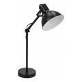 Galda lampa 1xE27/40W/230V melna