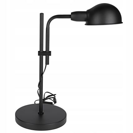 Galda lampa 1xE27/40W/230V melna