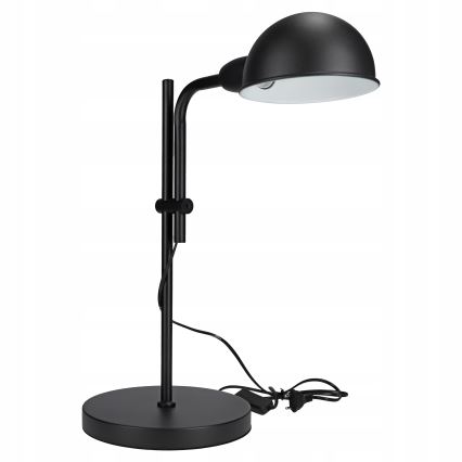 Galda lampa 1xE27/40W/230V melna