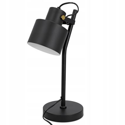 Galda lampa 1xE27/40W/230V melna