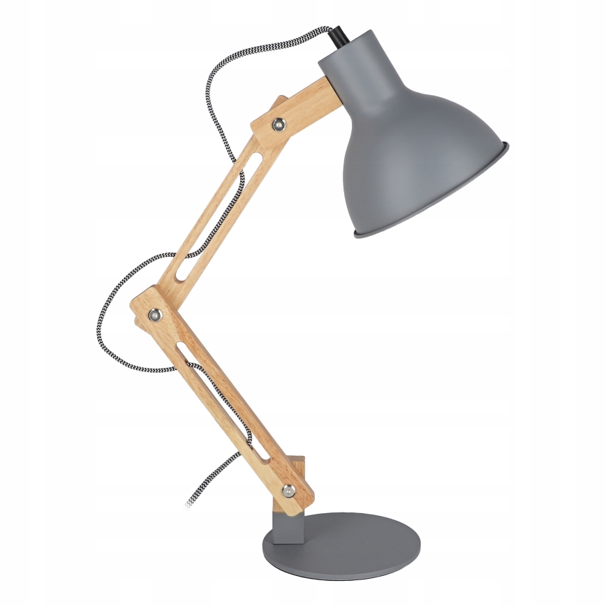 Galda lampa 1xE27/40W/230V pelēka